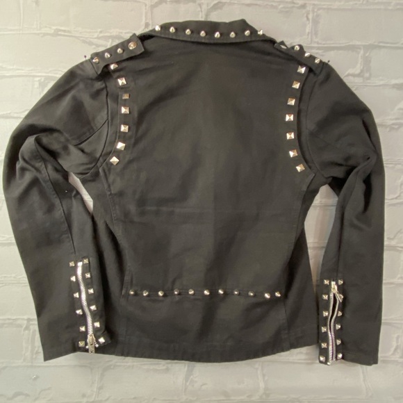 NWOT Tripp nyc Studded Moto Jacket - Picture 11 of 14